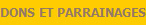 DONS ET PARRAINAGES